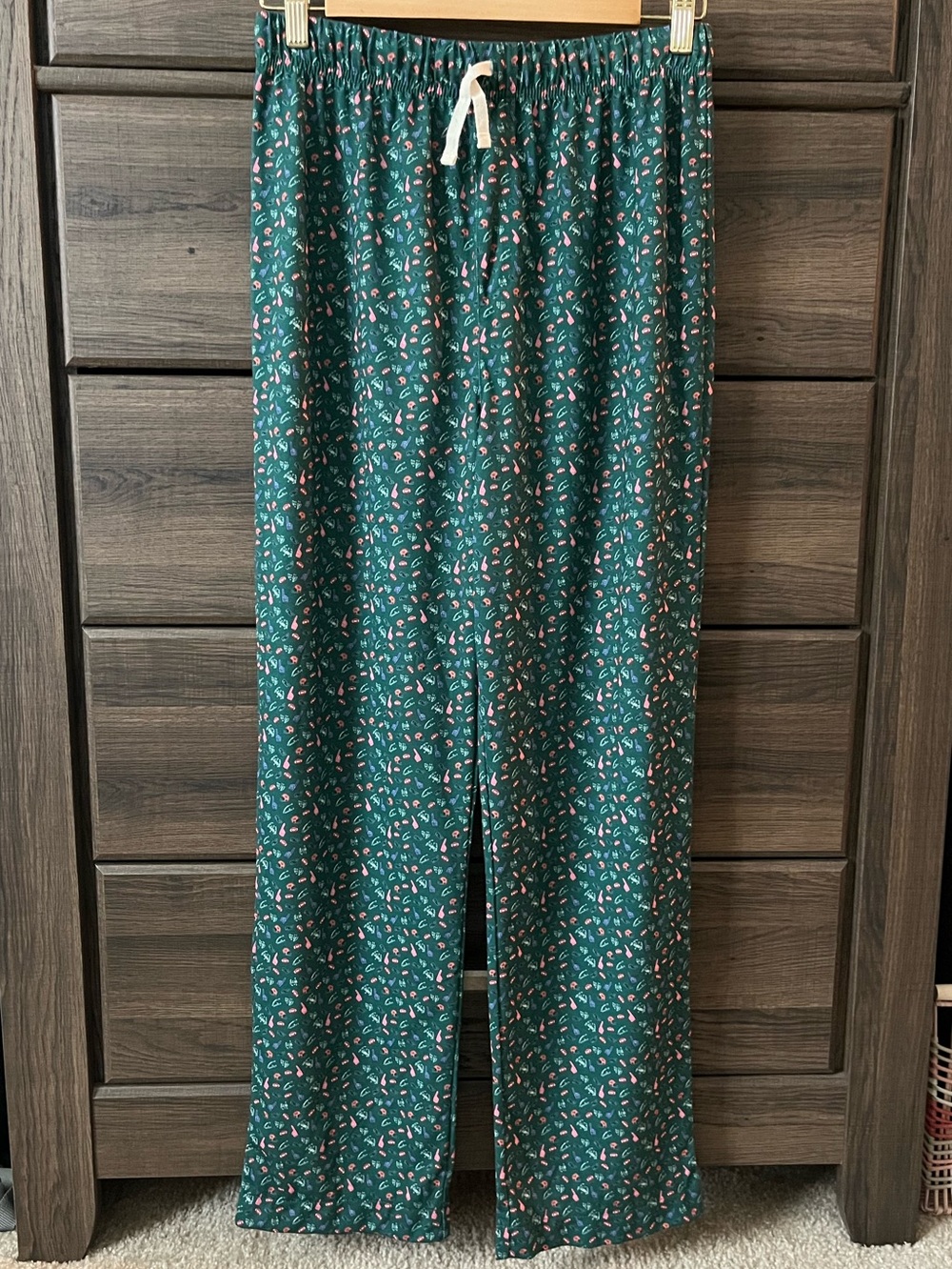 Vineyard Vines Teal Floral Kids Pajama Bottoms
